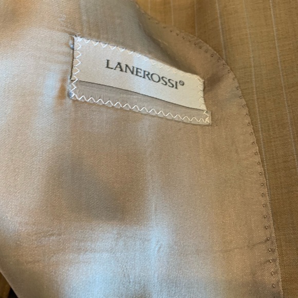 Italian Suit 42L 38 pants wool - Picture 13 of 13